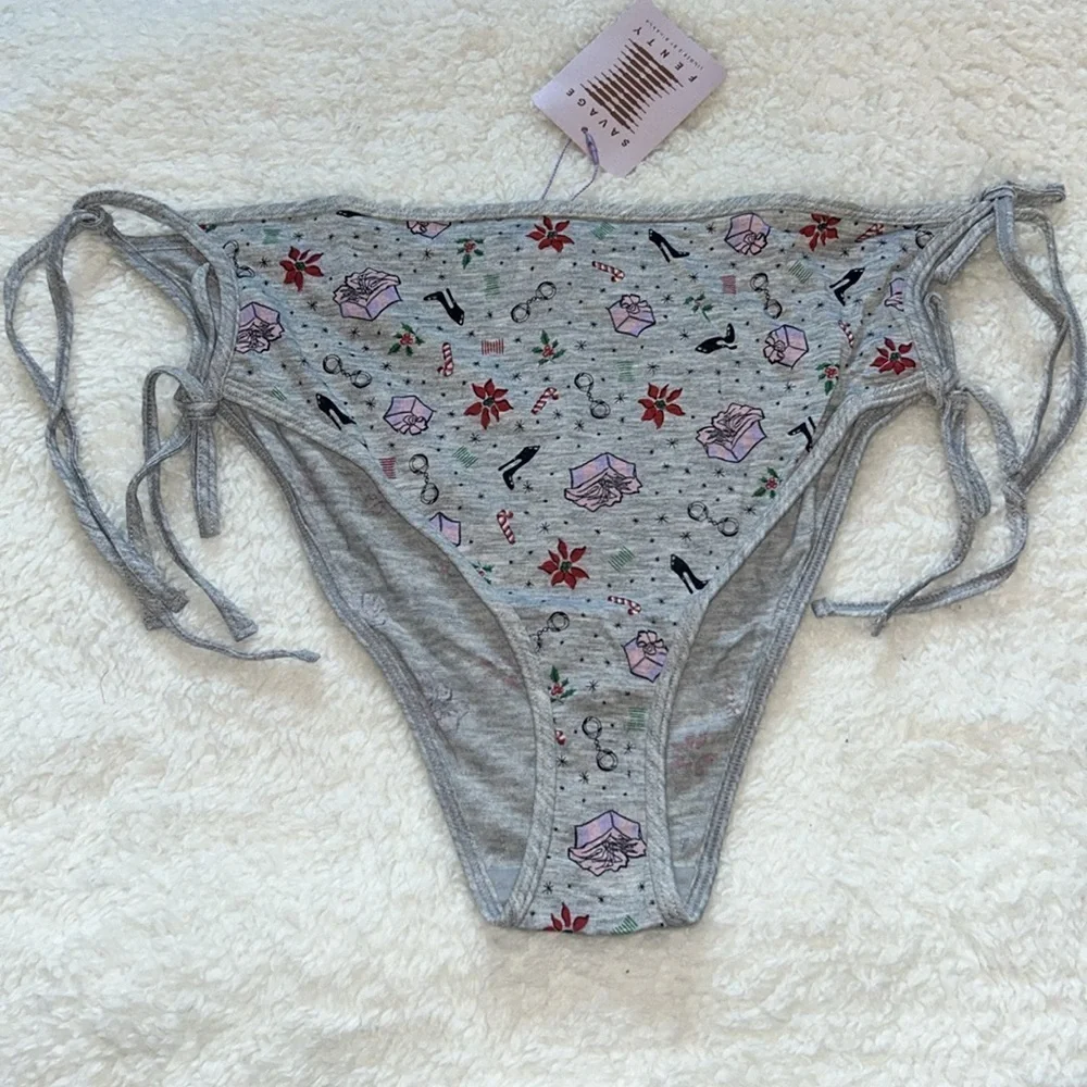 Savage X Fenty ‘Tis The Savage Hot Short Holiday Underwear XL NWT